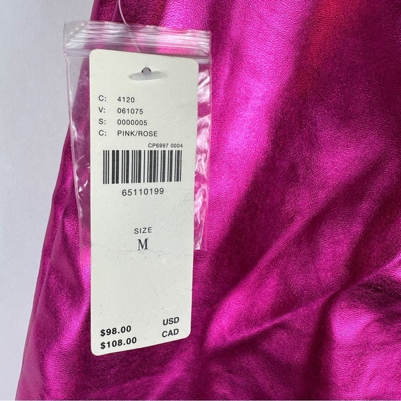 NWT Anthropologie Maeve Pink Metallic Skirt | US Size Medium - Picture 9 of 12